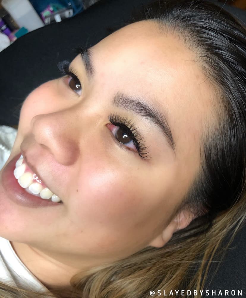 Long volume D curl lashes