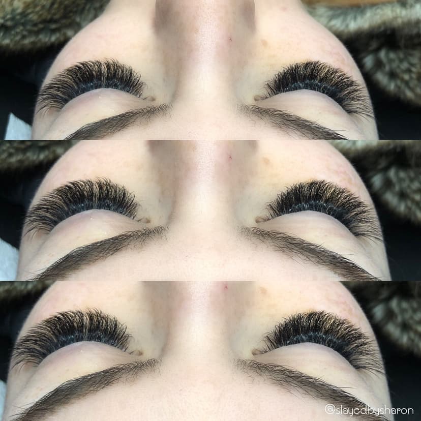 Volume eyelash extensions
